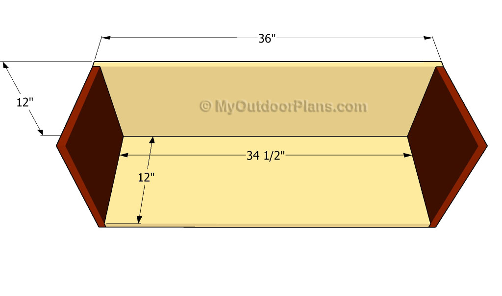 Building the frame of the nesting box