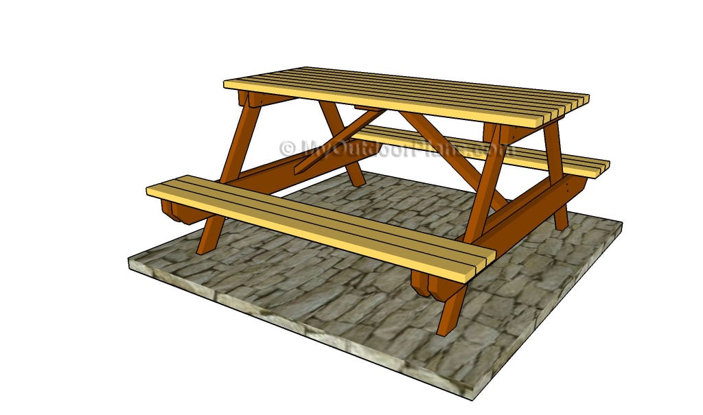 Free Picnic Table Plans | Free Outdoor Plans - DIY Shed, Wooden ...