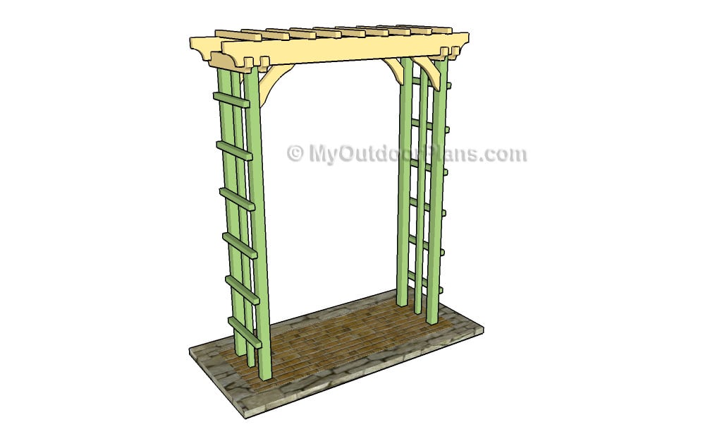 Arbor Plans | Free Outdoor Plans - DIY Shed, Wooden Playhouse, Bbq 