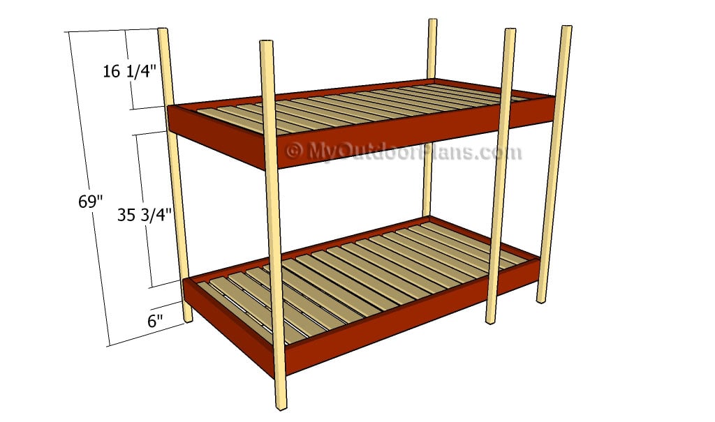  : free bunk bed plans free bunk bed plans 2x4 free bunk bed plans