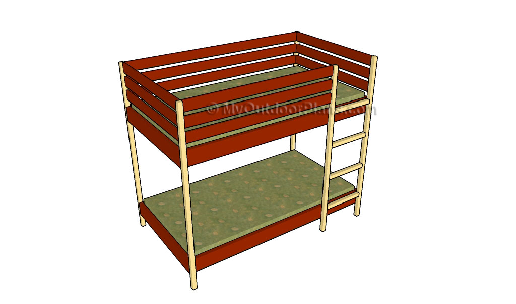 Free Bunk Bed Plans | Free Outdoor Plans - DIY Shed, Wooden Playhouse ...