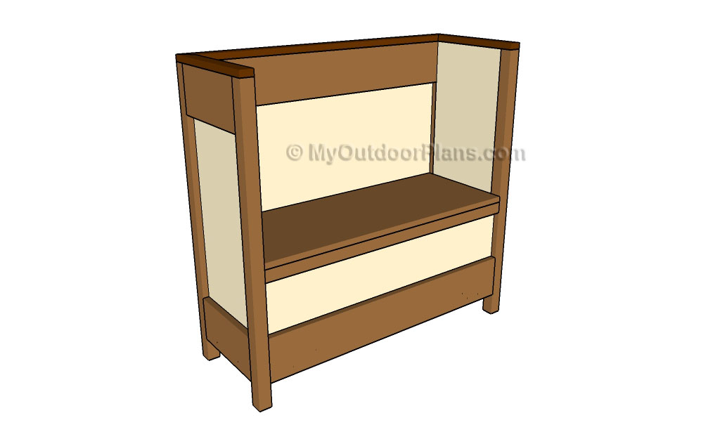 Outdoor Storage Bench Plans