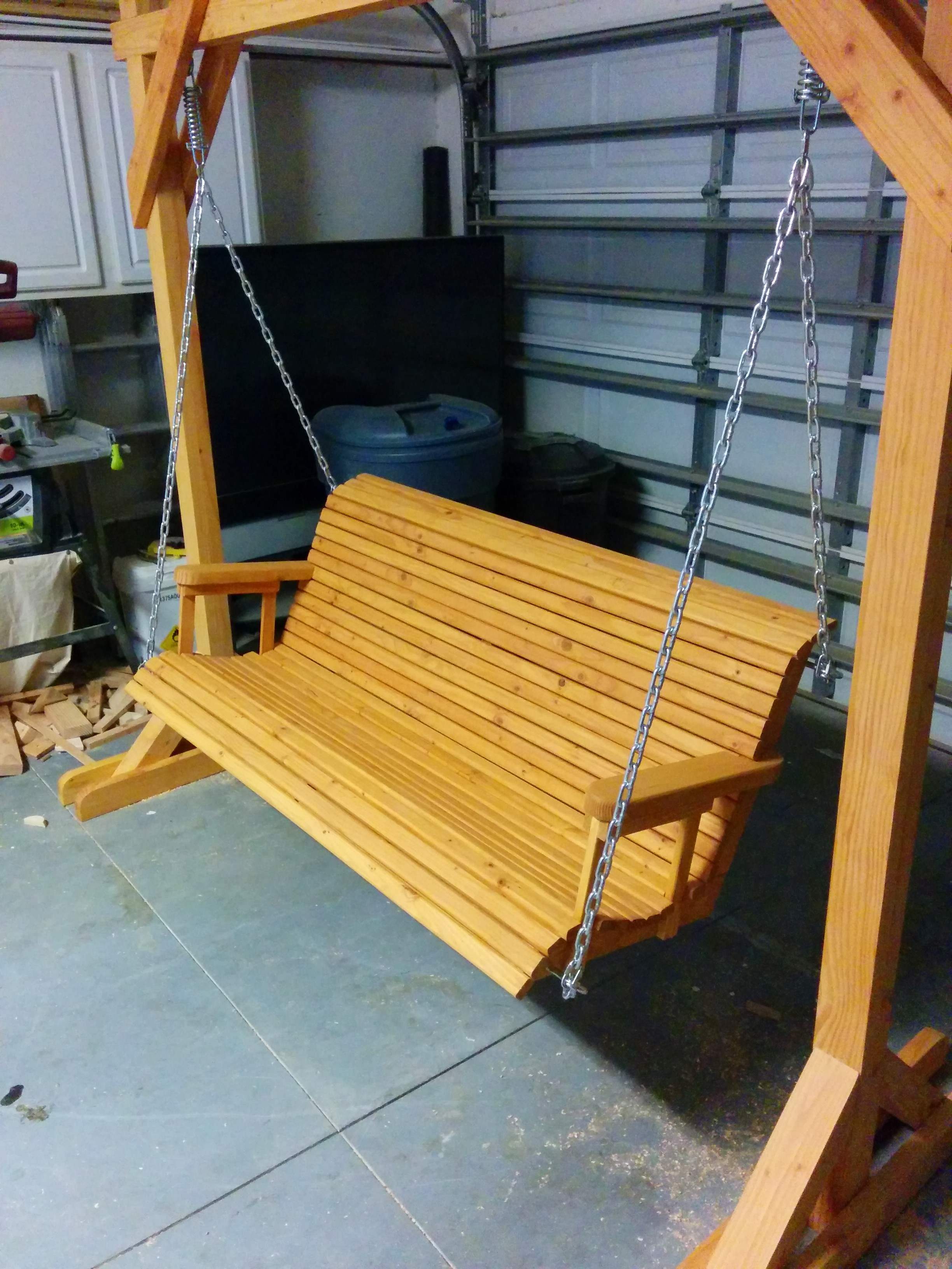 DIY Swing Bench | MyOutdoorPlans | Free Woodworking Plans and Projects