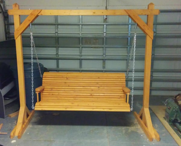 DIY Swing Bench | MyOutdoorPlans | Free Woodworking Plans and Projects 