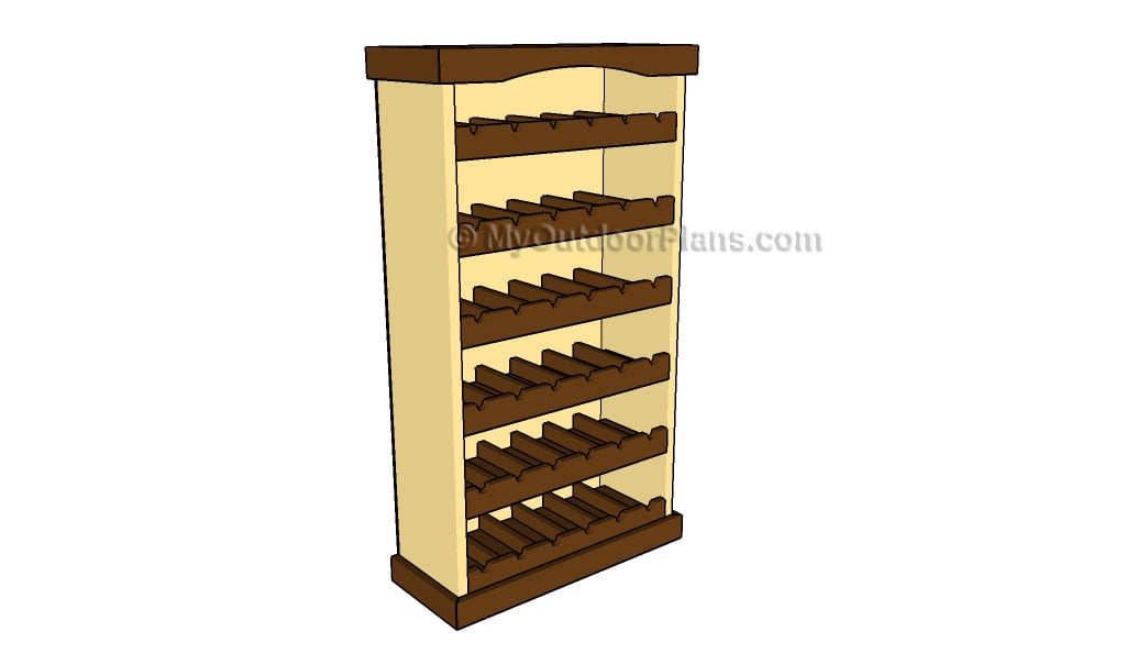 Wine Rack Plans | Free Outdoor Plans - DIY Shed, Wooden Playhouse, Bbq 