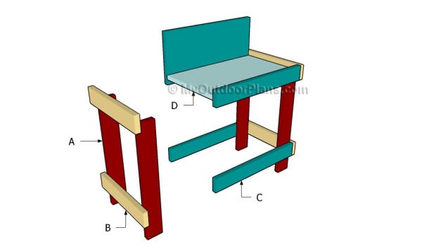 Building a kids bench