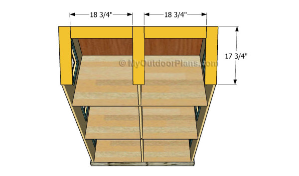 Building the roof of the dollhouse