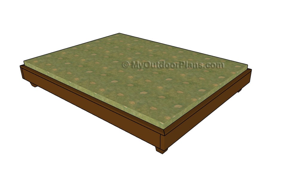 Platform Bed Frame Plans | Free Outdoor Plans - DIY Shed, Wooden ...