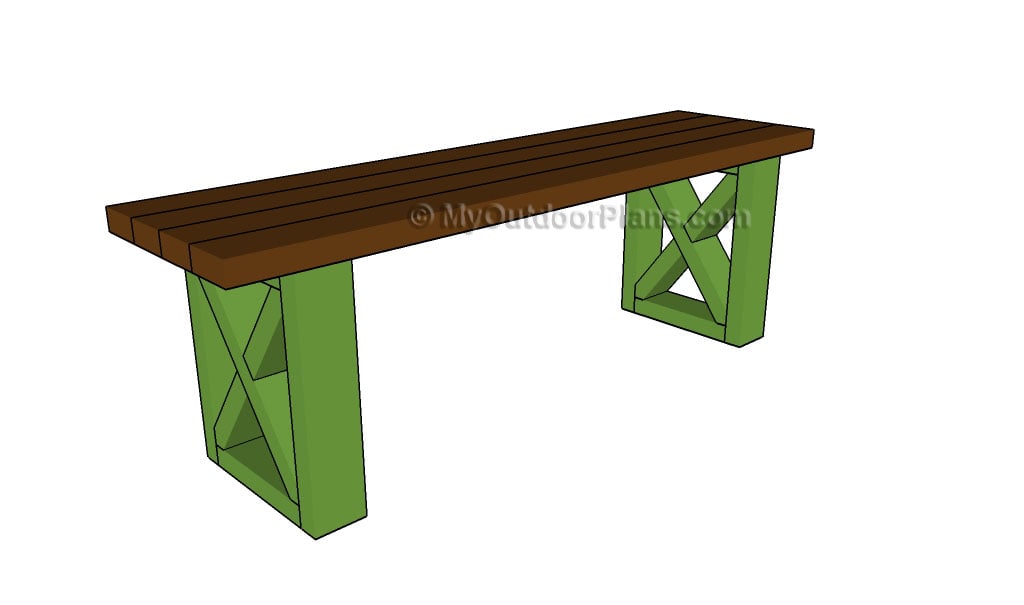 Diy Bench Plans | Free Outdoor Plans - DIY Shed, Wooden Playhouse, Bbq 