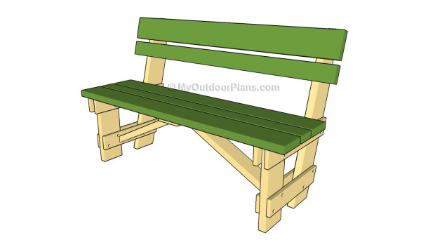 Garden bench plans free