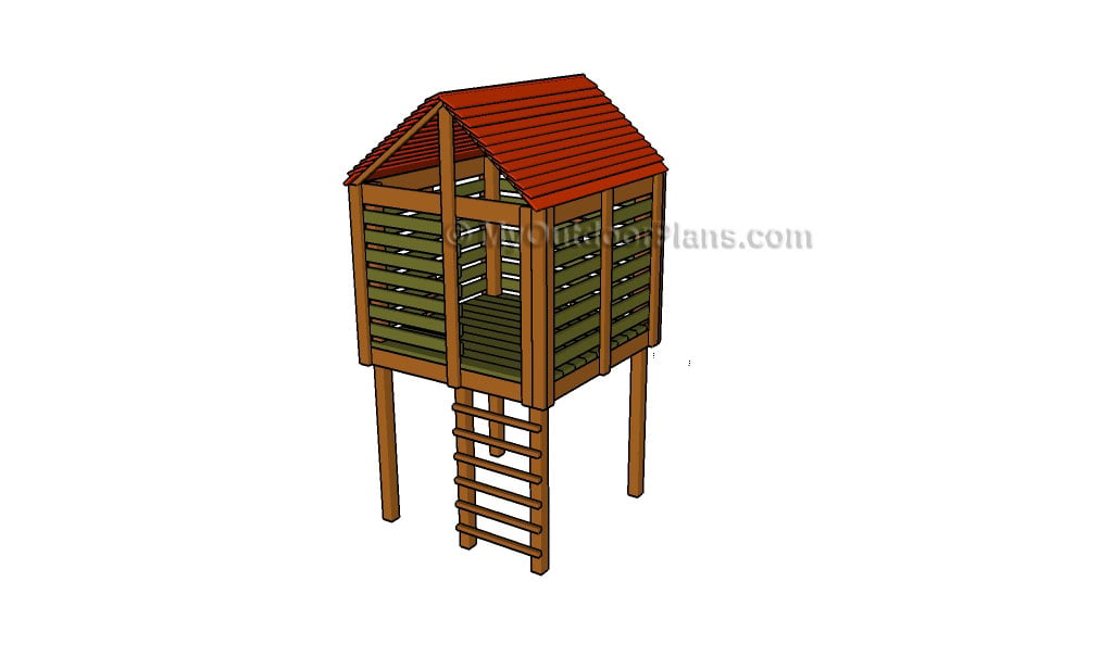Backyard Fort Plans Tree Fort Plans Outdoor Swing Plans