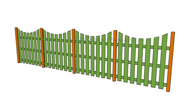 Concave fence