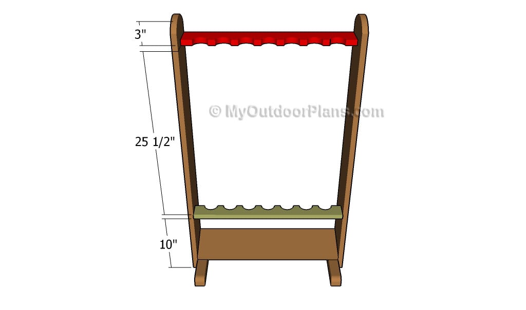 Fishing Rod Rack Plans Free Outdoor Plans - DIY Shed 