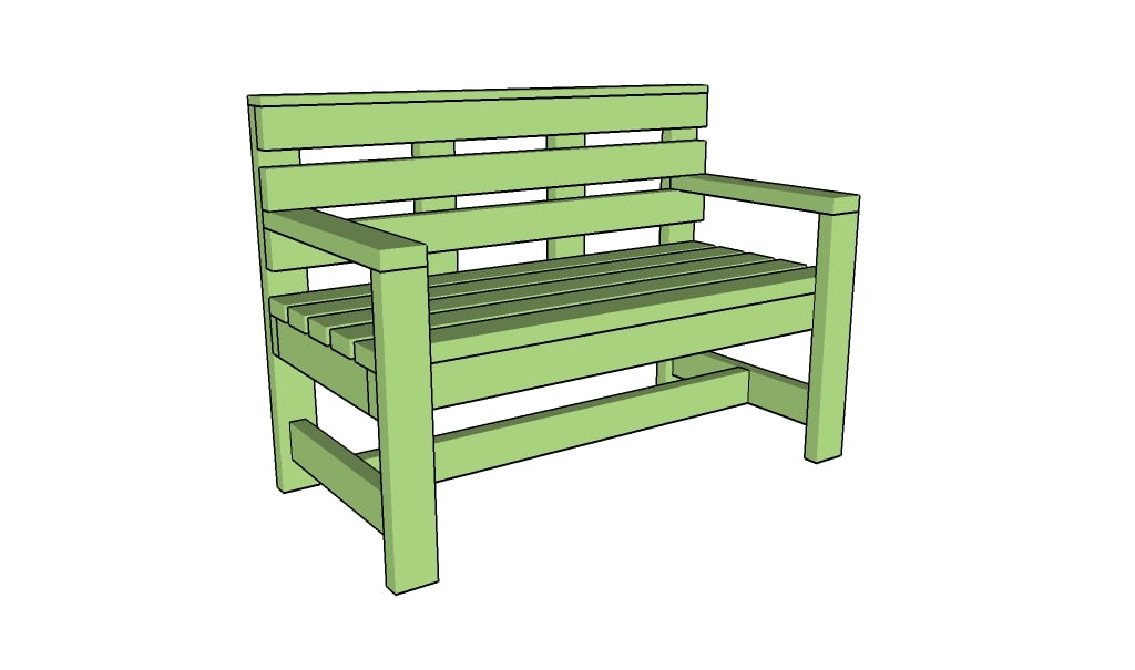 Wooden Garden Bench Plans Free - DIY Woodworking Projects