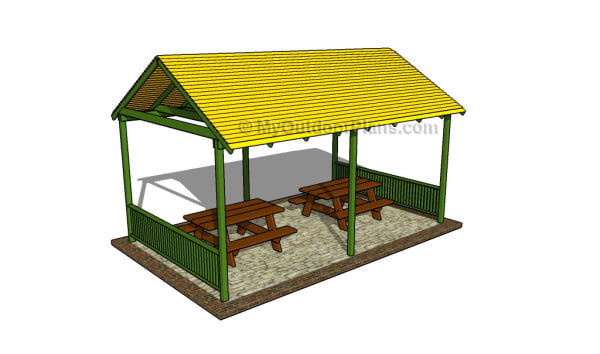 How to build a picnic shelter