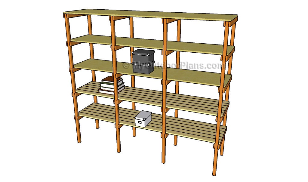  Bed Plans How to Build Storage Shelves How to Build Garage Shelves