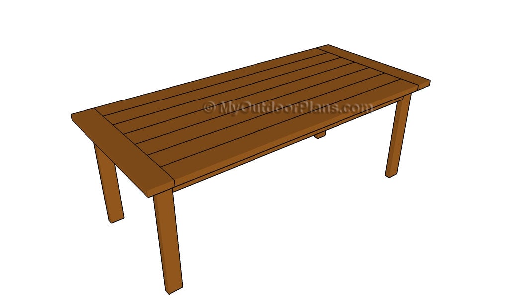 Kitchen Table Plans | MyOutdoorPlans | Free Woodworking Plans and