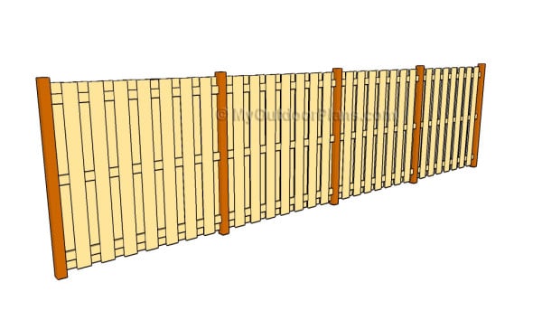 Wooden fence plans