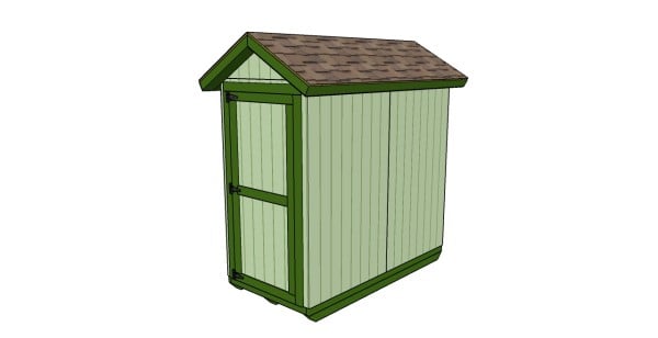 4x8 shed plans