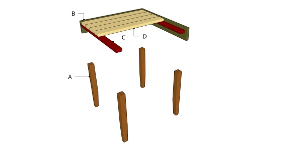 Building a deck table