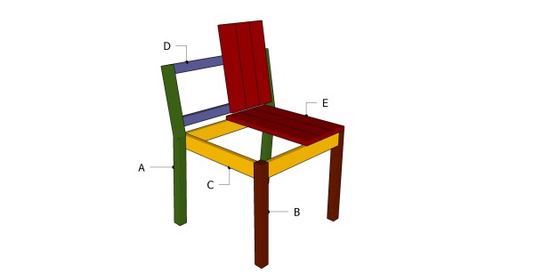 Building a garden chair