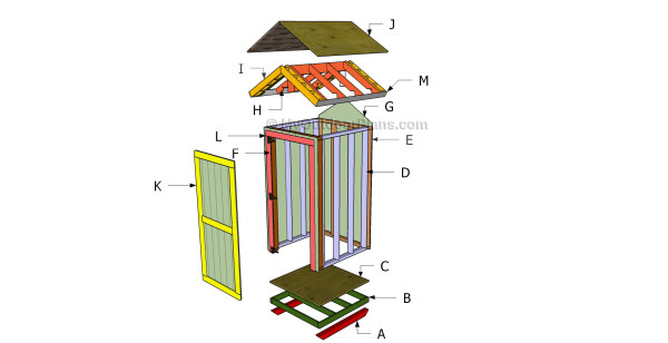 Small Storage Shed Plans  MyOutdoorPlans  Free Woodworking Plans and 