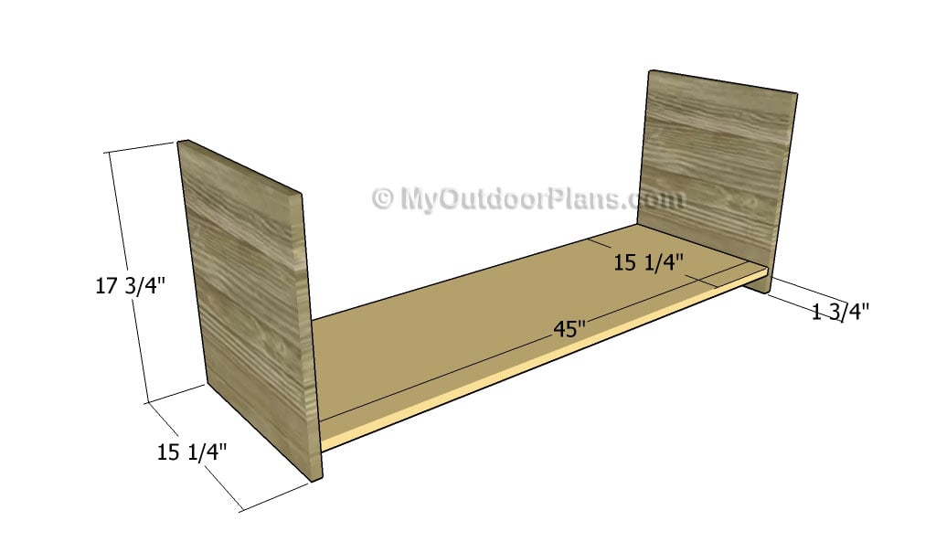 Hall Tree Bench Plans | Free Outdoor Plans - DIY Shed, Wooden 