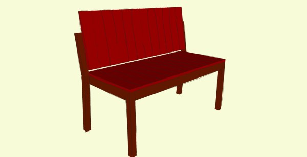 How to build an outdoor bench