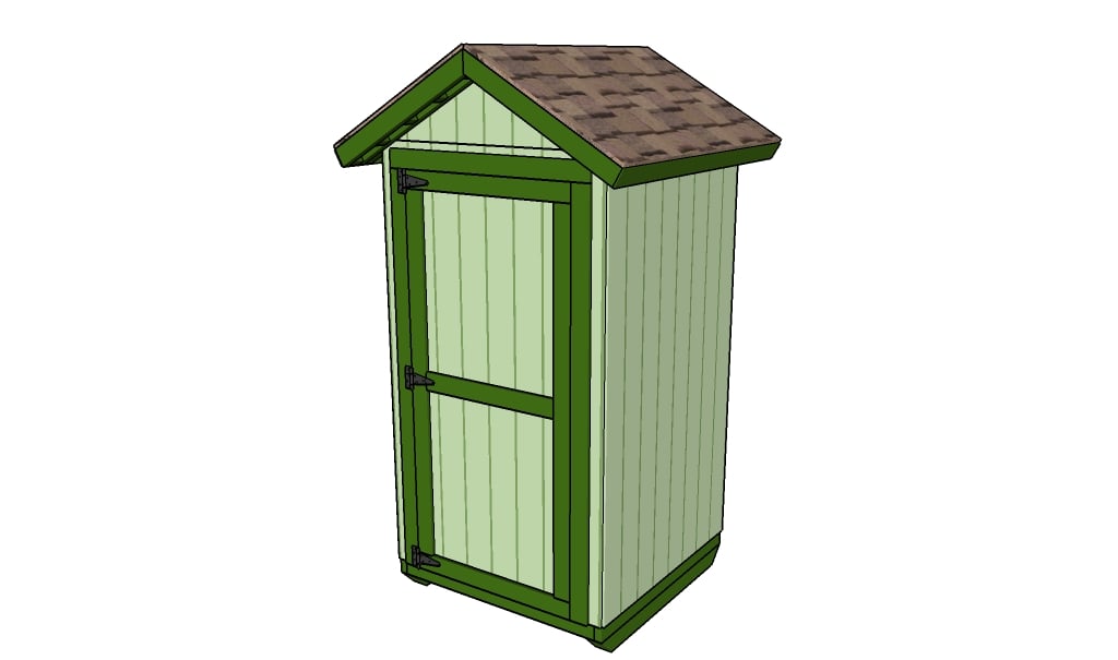 Small Storage Shed Plans | Free Outdoor Plans - DIY Shed, Wooden ...