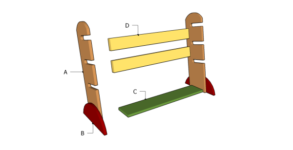 Building a skateboard rack