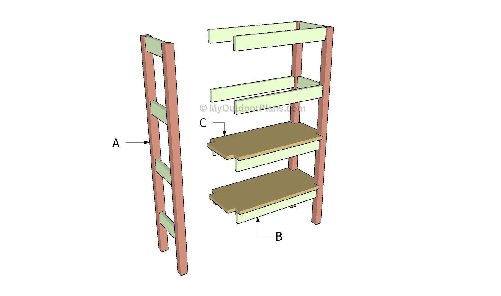 Bathroom Shelves Plans MyOutdoorPlans Free Woodworking Plans