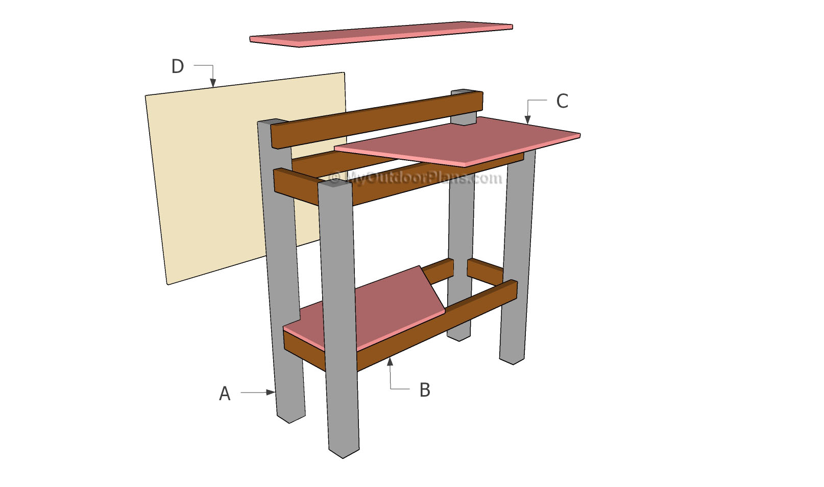 Stand Up Desk Plans DIY