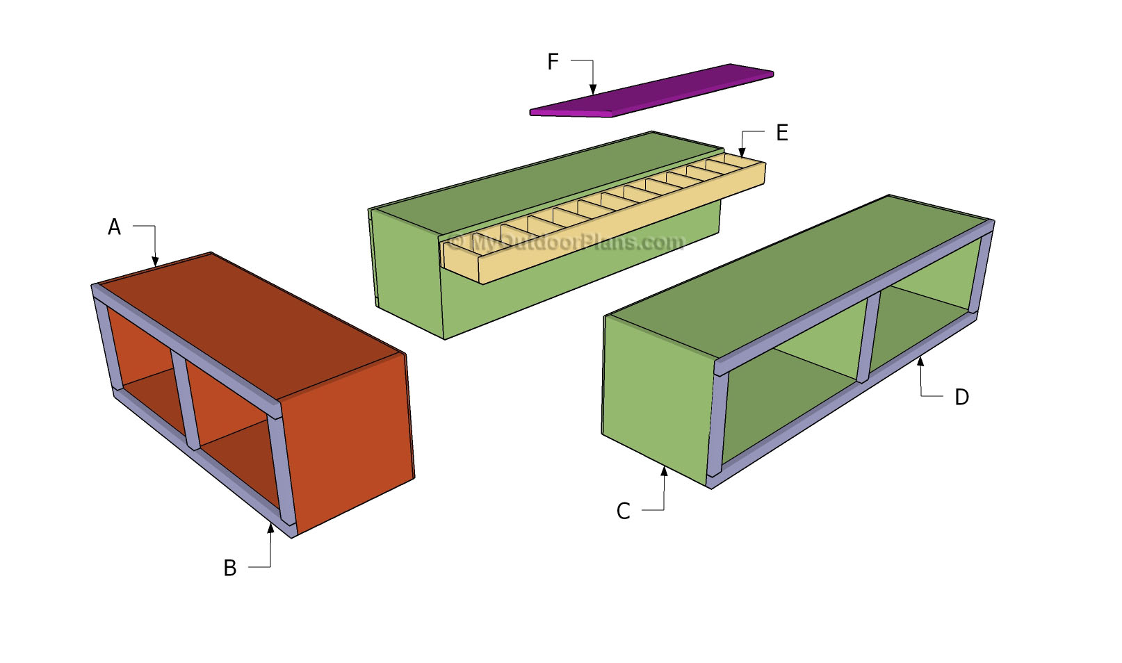 Storage Bed Plans | MyOutdoorPlans | Free Woodworking Plans and