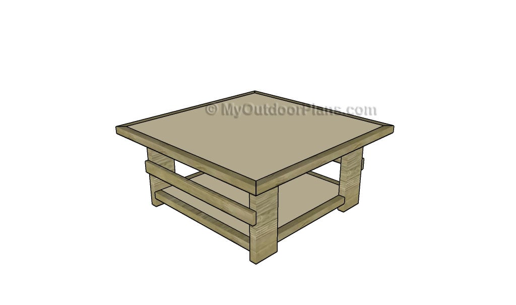Rustic Coffee Table Plans | Free Outdoor Plans - DIY Shed, Wooden 
