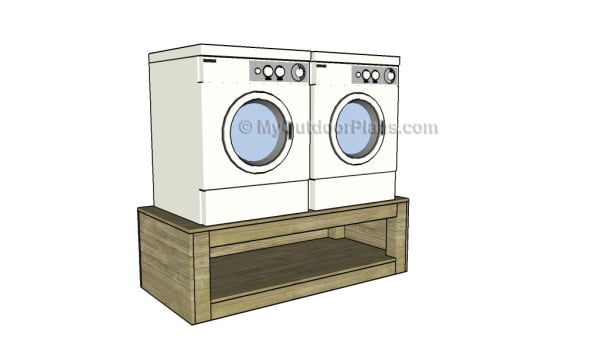 Washer dryer pedestal plans