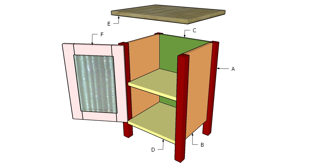 Bedside Table Plans | MyOutdoorPlans | Free Woodworking Plans and