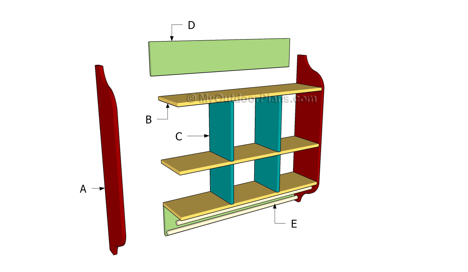 Kitchen Hutch Plans | Free Outdoor Plans - DIY Shed, Wooden Playhouse ...