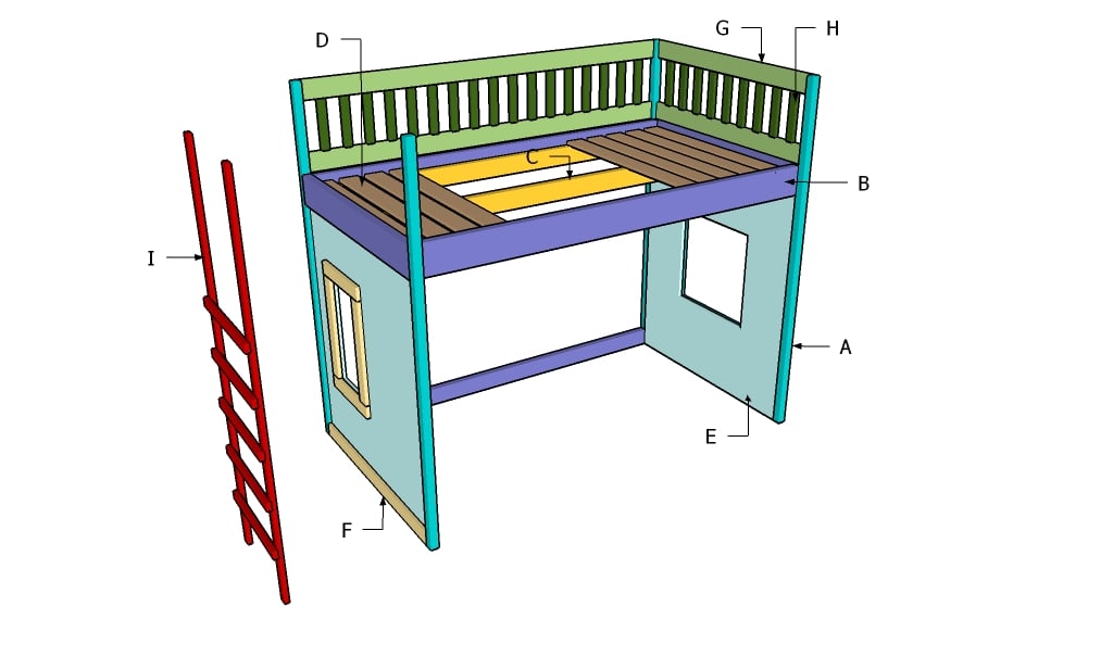 Playhouse Loft Bed Plans For Building