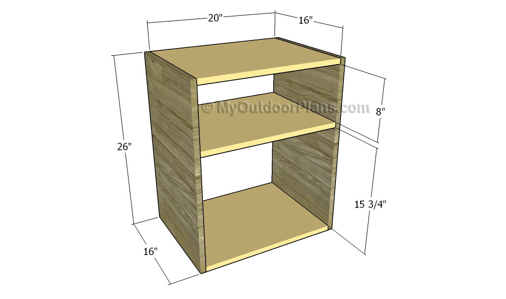 Nightstand Woodworking Plans | MyOutdoorPlans | Free Woodworking Plans