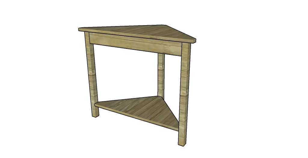 Corner Table Plans  Free Outdoor Plans - DIY Shed, Wooden Playhouse 