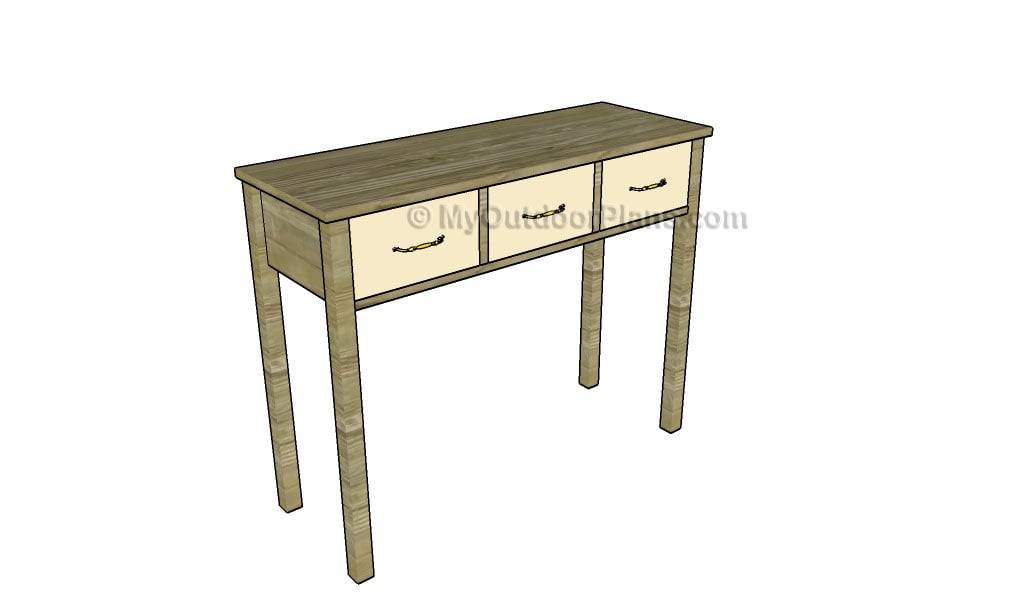 Hall Table Plans Free