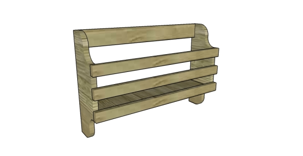 Magazine rack plans