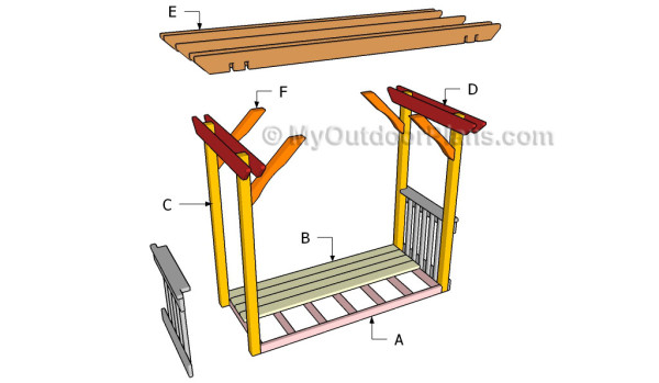 Building an arbor swing
