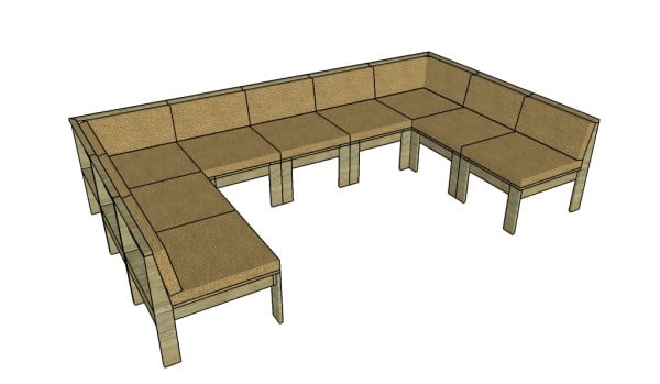 Outdoor sectional plans