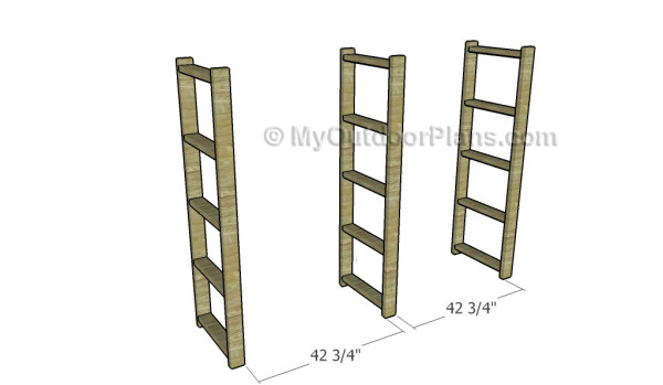 Building the vertical frames