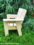 DIY White Garden Chair | MyOutdoorPlans | Free Woodworking Plans and