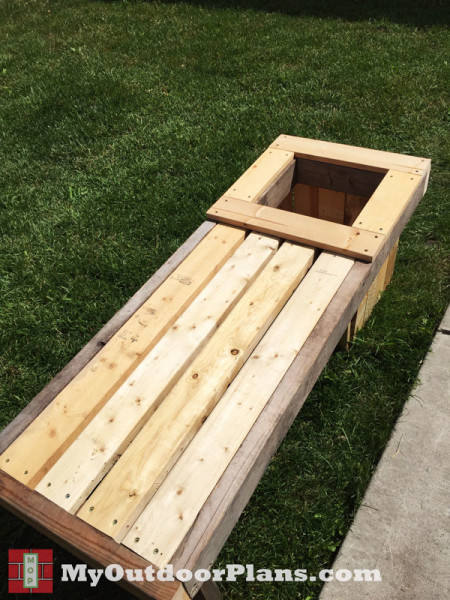 DIY Planter Bench MyOutdoorPlans Free Woodworking ...