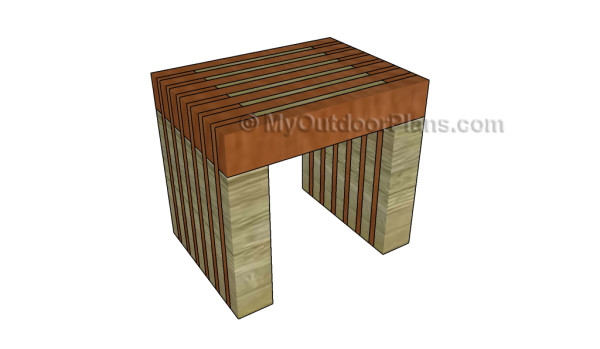 Wooden side table plans