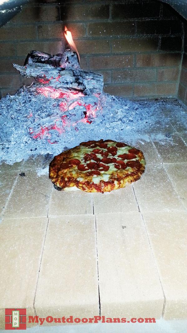 Baking-a-pizza-oven