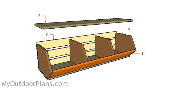 Vegetable Storage Bins Plans | MyOutdoorPlans | Free ...